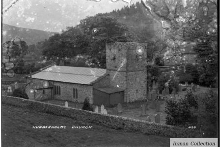 H-7-486 Hubberholme church from slope behind.jpg