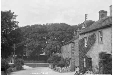 T-8-295 Lane at top of green, Threshfield.jpg